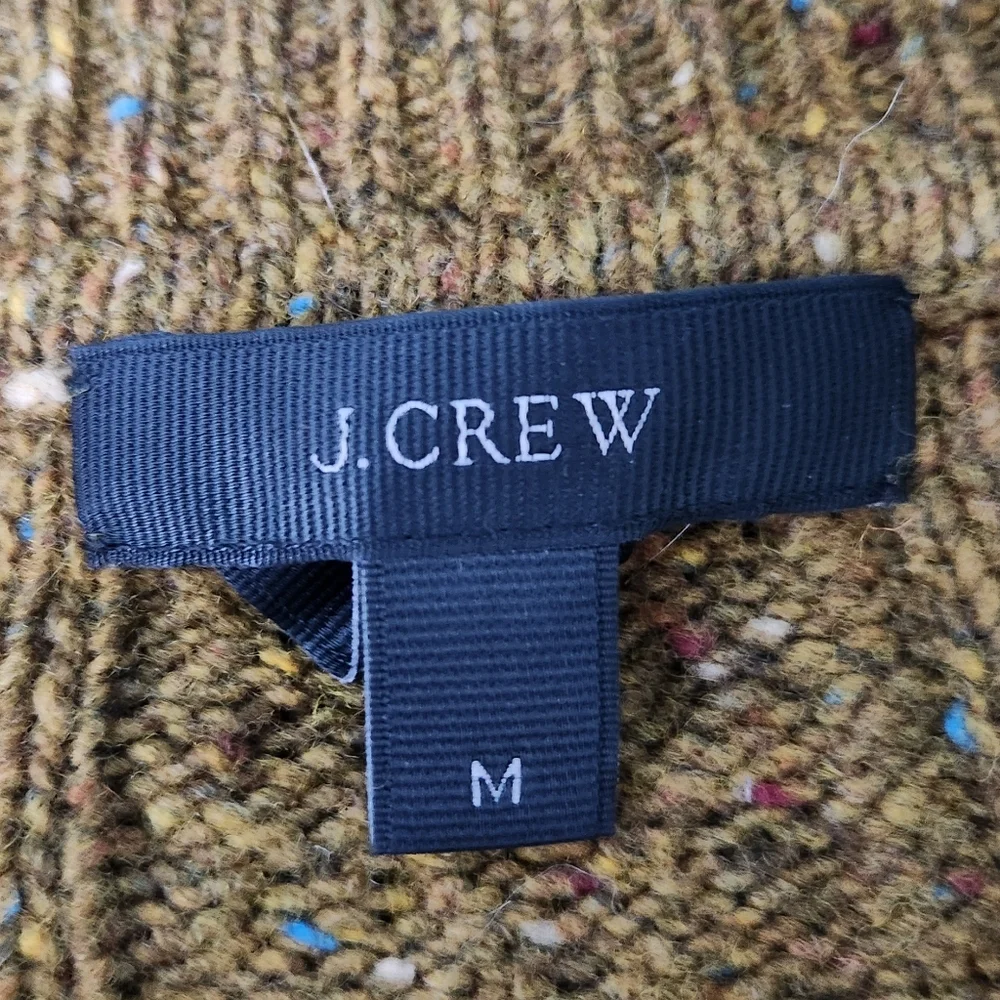 J. Crew Wool Blend Cable Knit Sweater